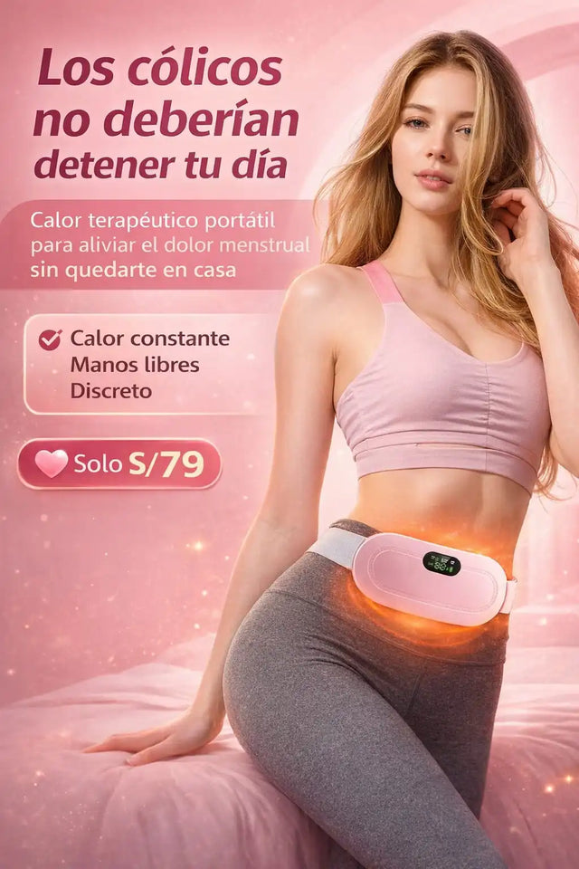 Nuevo cinturón para cólicos menstruales