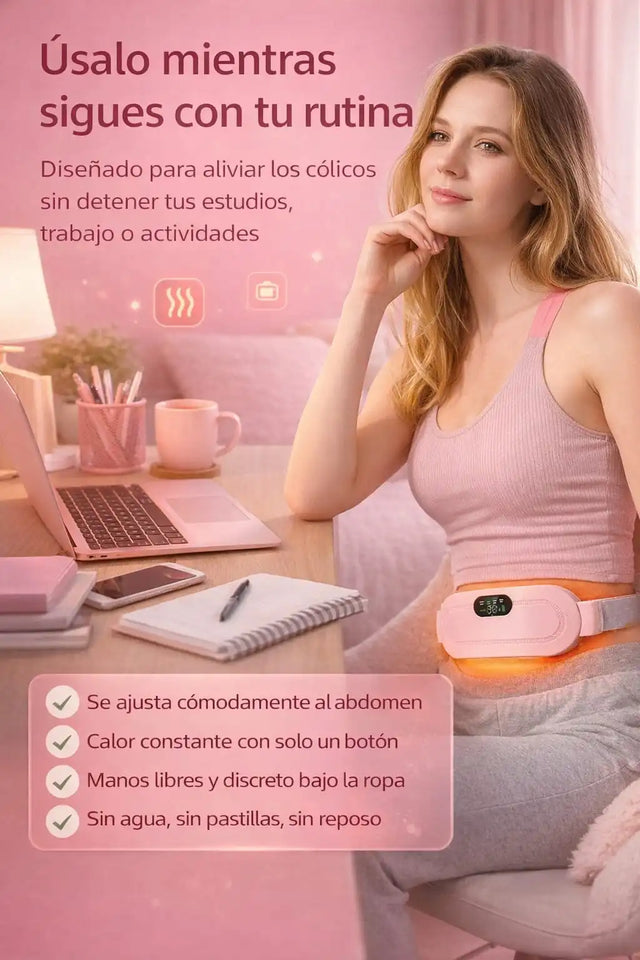 Nuevo cinturón para cólicos menstruales