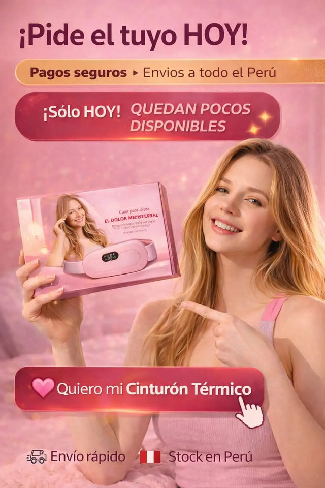 Nuevo cinturón para cólicos menstruales